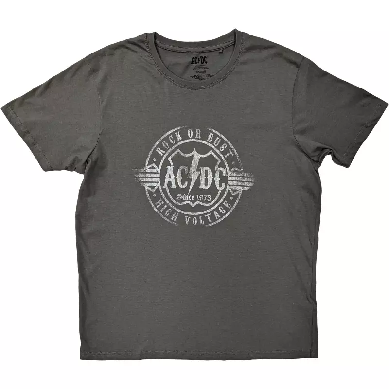 Ac/dc Unisex T-shirt: Rock Or Bust (small) S