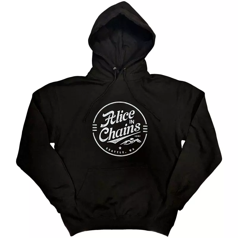 Alice In Chains Unisex Pullover Hoodie: Circle Emblem (small) S