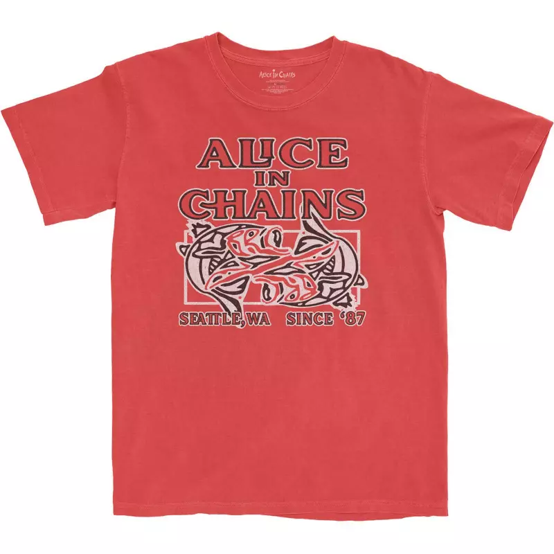 Alice In Chains Unisex T-shirt: Totem Fish (small) S