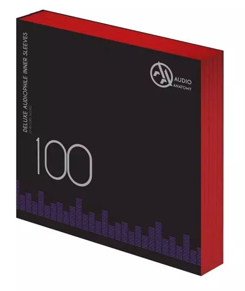 Audio Anatomy Vnitřní antistatické obaly Deluxe Audiophile Červené 100ks