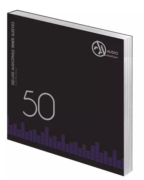 Audio Anatomy Vnitřní antistatické obaly Deluxe Audiophile Bílé 50ks