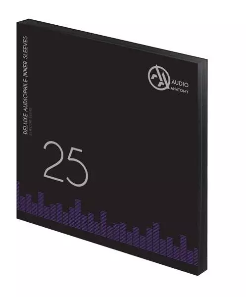 Audio Anatomy Vnitřní antistatické obaly Deluxe Audiophile Černé 25ks