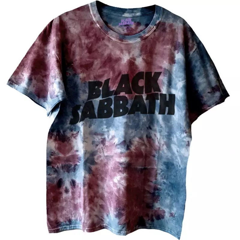 Tričko Wavy Logo Black Sabbath  S
