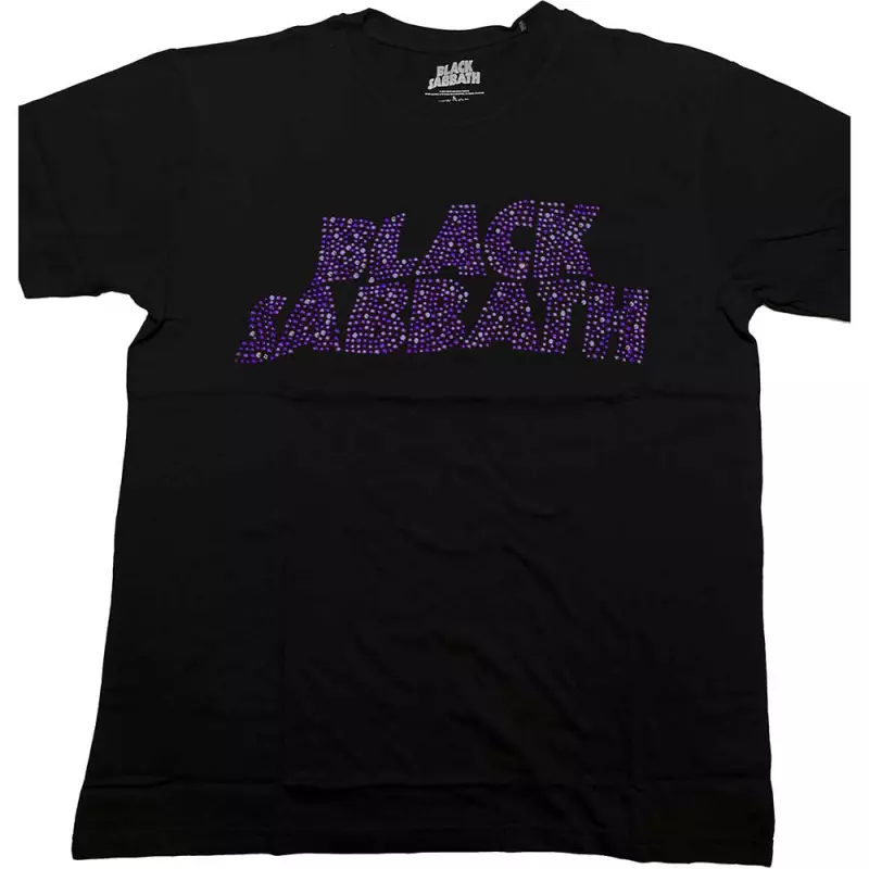 Tričko Wavy Logo Black Sabbath  S