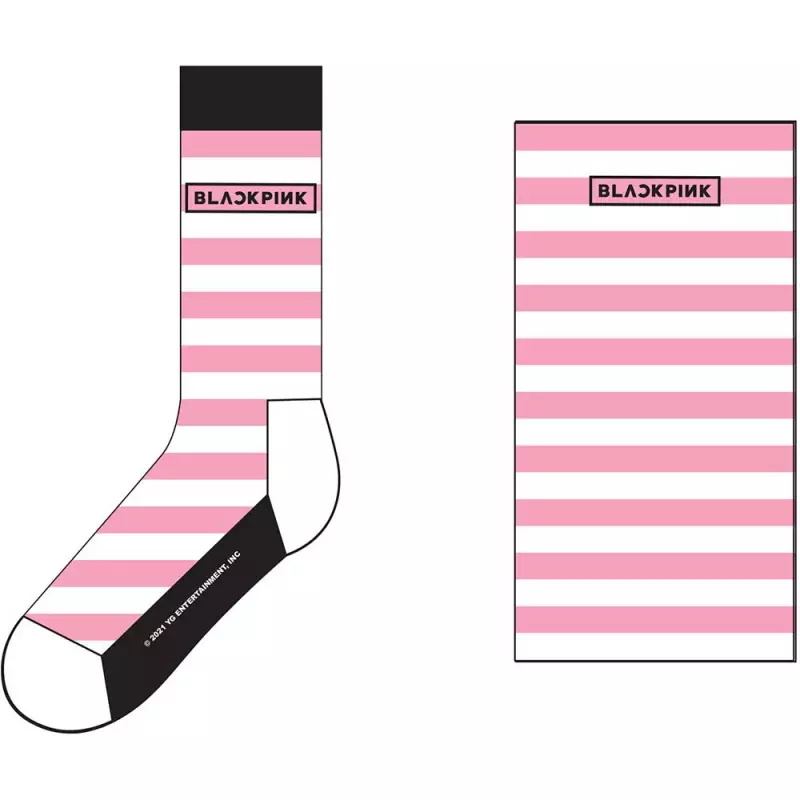 Kotníkové Ponožky Stripes & Logo Blackpink 42 - 47