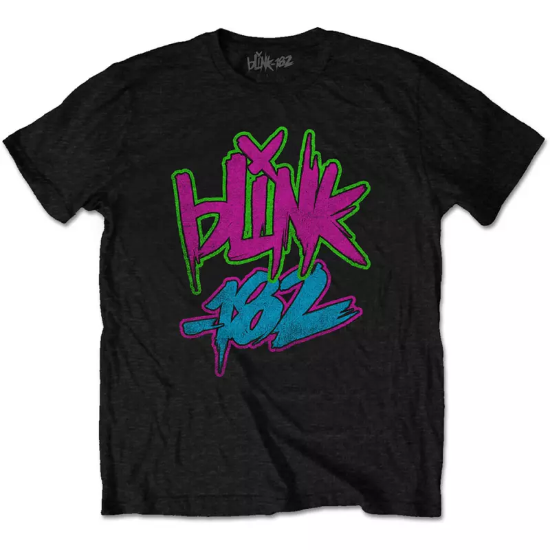 Tričko Neon Logo Blink-182  S