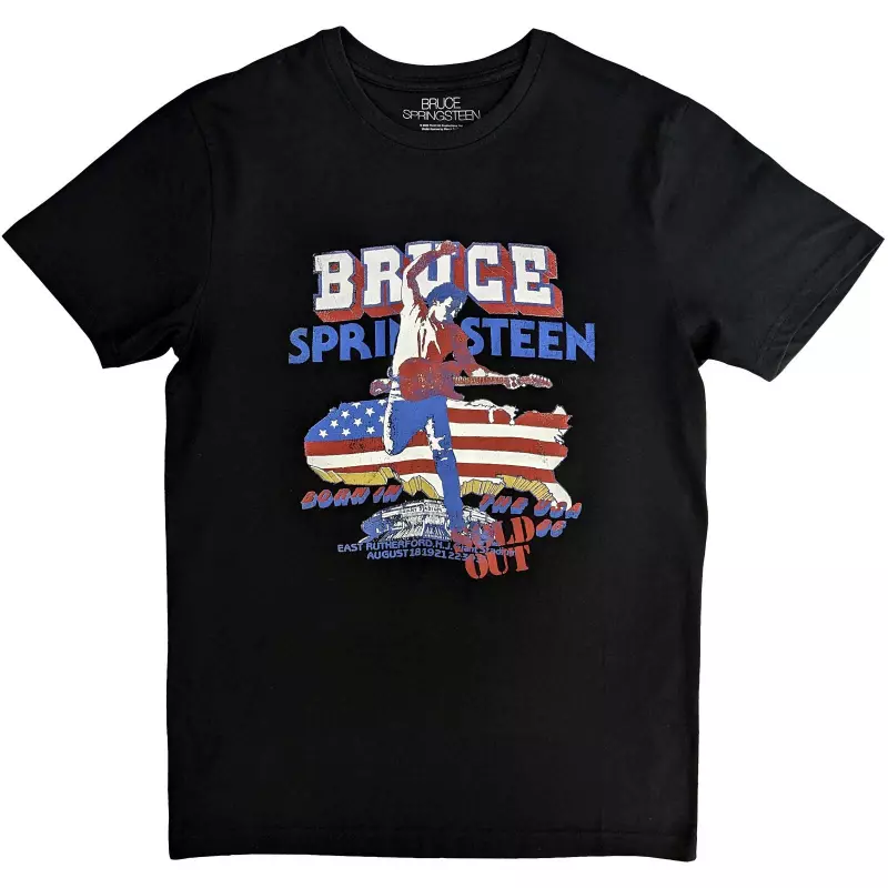 Bruce Springsteen Unisex T-shirt: Born In The Usa '85 (back Print) (small) S