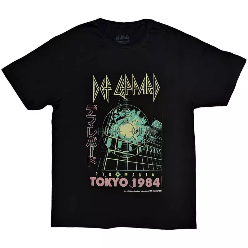 Def Leppard Unisex T-shirt: Tokyo (small) S