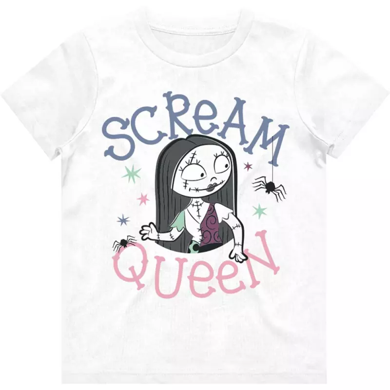 Dětské Girls Tričko The Nightmare Before Christmas Scream Queen 11-12 let