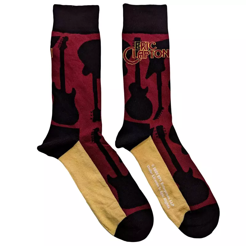 Eric Clapton Unisex Ankle Socks: Guitars (uk Size 7 - 11) 42 - 47