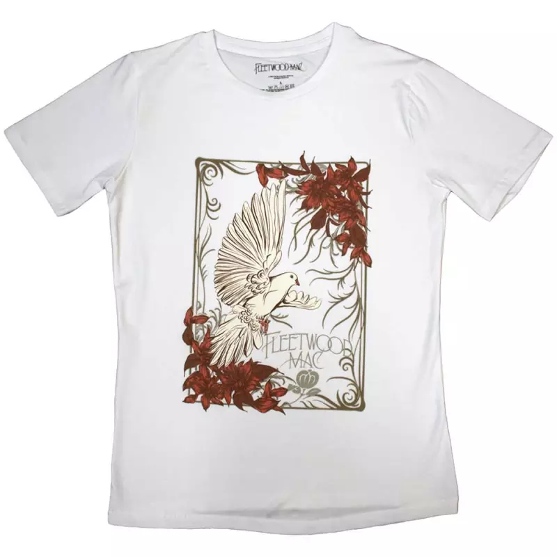 Fleetwood Mac Ladies T-shirt: Dove (small) S