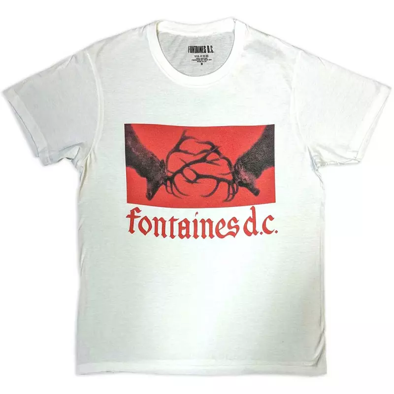 Fontaines D.c. Unisex T-shirt: Gothic Logo (large) L
