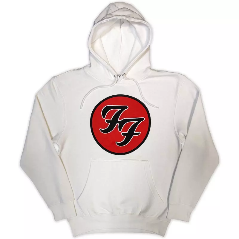 Foo Fighters Unisex Pullover Hoodie: Ff Logo (medium) M