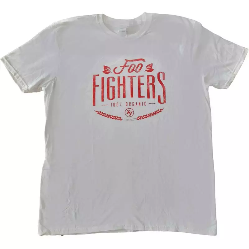 Foo Fighters Unisex T-shirt: 100% Organic (x-small) XS