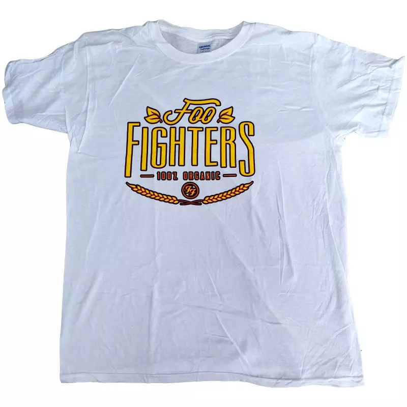 Foo Fighters Unisex T-shirt: 100% Organic (ex-tour) (large) L