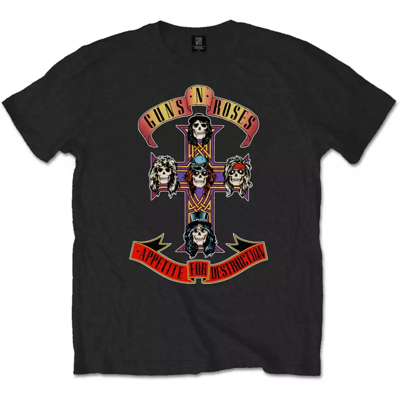 Guns N' Roses Kids T-shirt: Appetite For Destruction (5-6 Years) 5-6 let