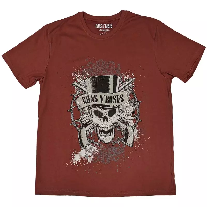 Guns N' Roses Unisex T-shirt: Faded Skull (small) S