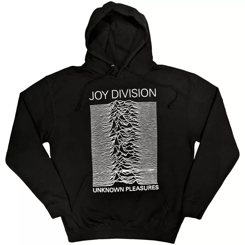 Joy Division Unisex Pullover Hoodie: Unknown Pleasures Fp (small) S