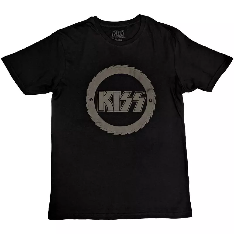 Kiss Unisex T-shirt: Buzzsaw Logo (hi-build) (small) S