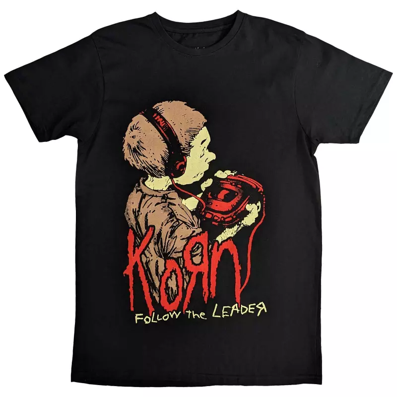 Korn Unisex T-shirt: Follow The Leader (back Print) (small) S