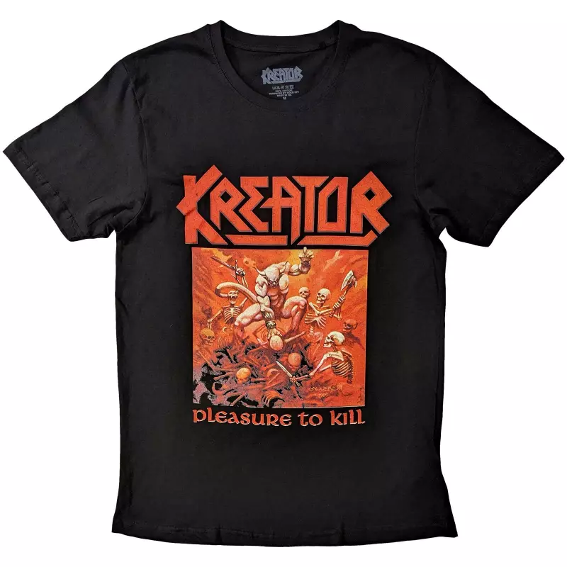 Kreator Unisex T-shirt: Pleasure To Kill (back Print) (small) S