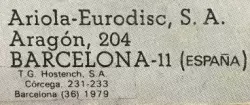 Ariola Eurodisc S.A.