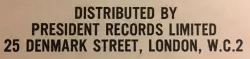 President Records Ltd.