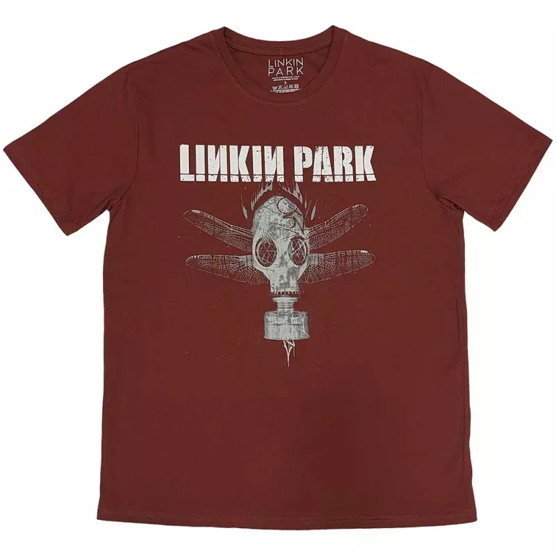 Linkin Park Unisex T-shirt: Gas Mask (small) S