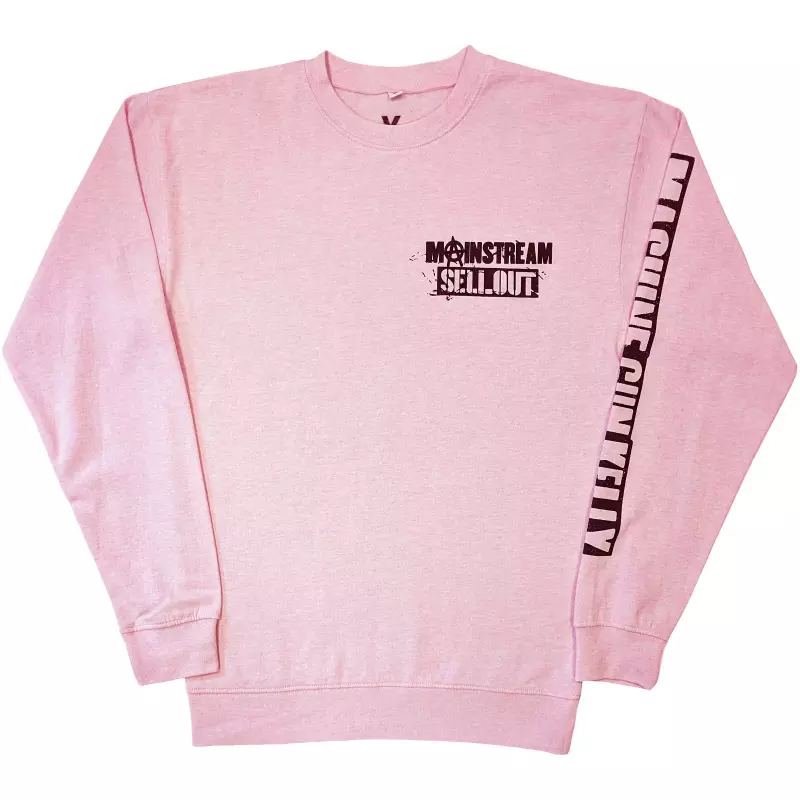 Machine Gun Kelly Unisex Sweatshirt: Pink Face (back & Sleeve Print) (medium) M