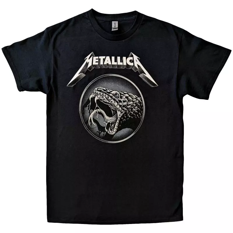 Metallica Unisex T-shirt: Black Album Poster (small) S