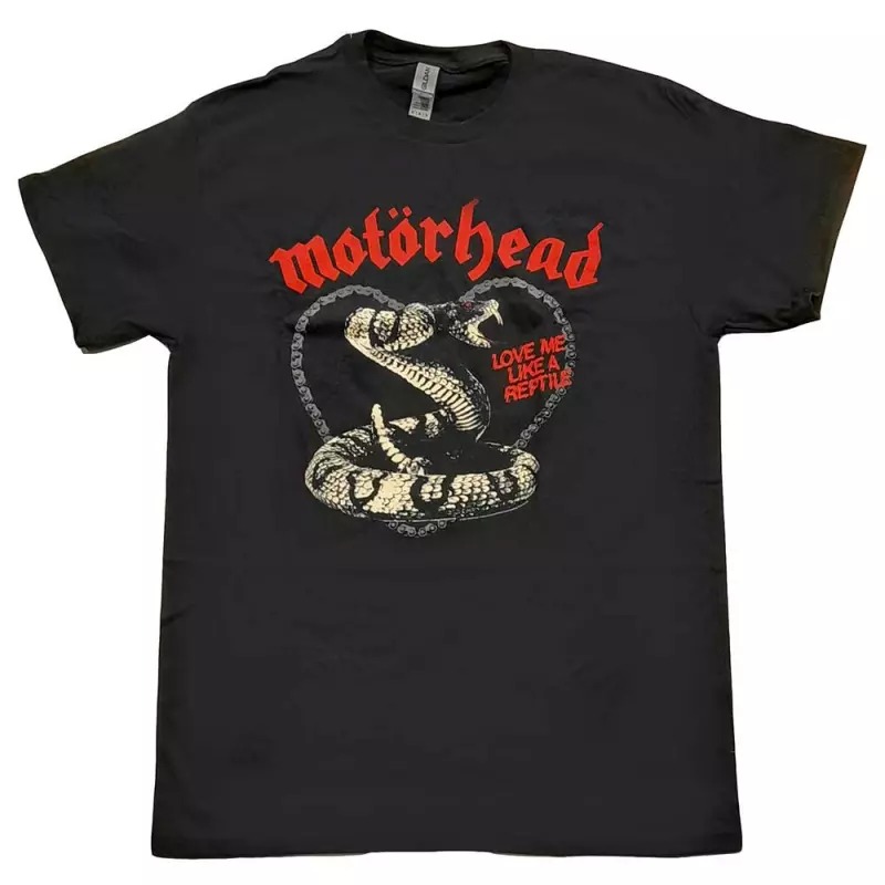 Motorhead Unisex T-shirt: Love Me Like A Reptile (small) S