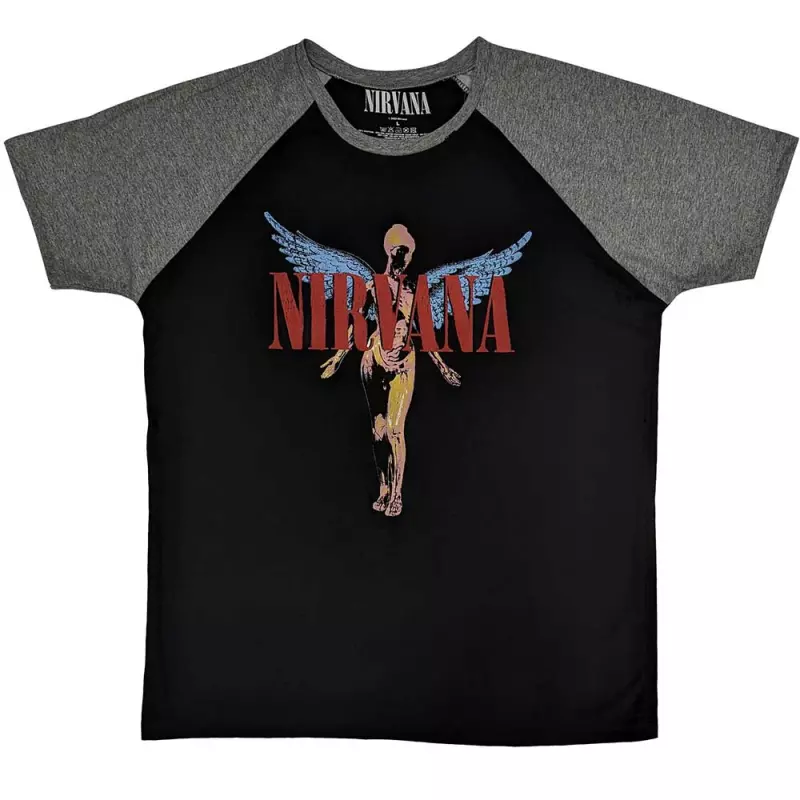 Nirvana Unisex Raglan T-shirt: Angelic (small) S