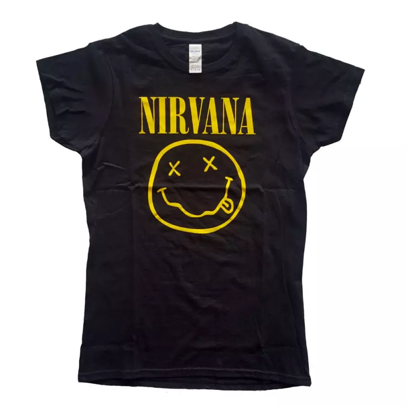 Tričko Dámské Smiley Logo Nirvana XS
