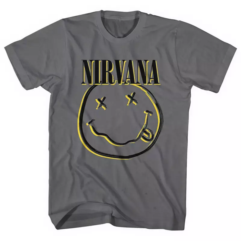 Nirvana Unisex T-shirt: Inverse Smiley (x-small) XS