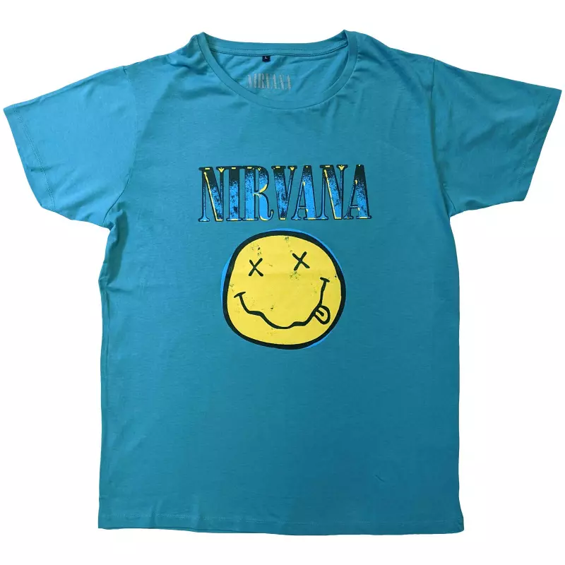 Nirvana Unisex T-shirt: Xerox Smiley  (x-small) XS