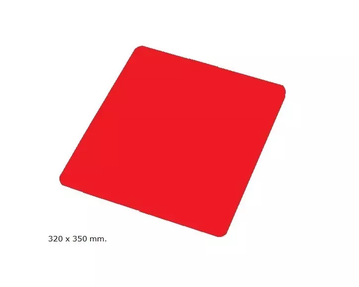 Plastový rozdělovač na LP desky Červený
