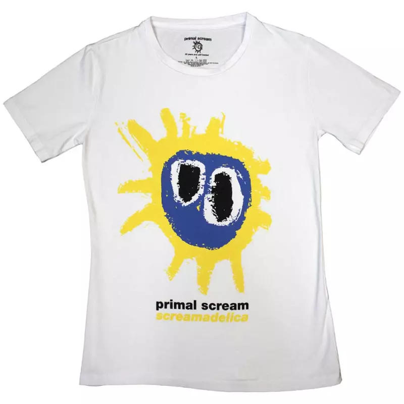 Primal Scream Ladies T-shirt: Screamadelica (small) S
