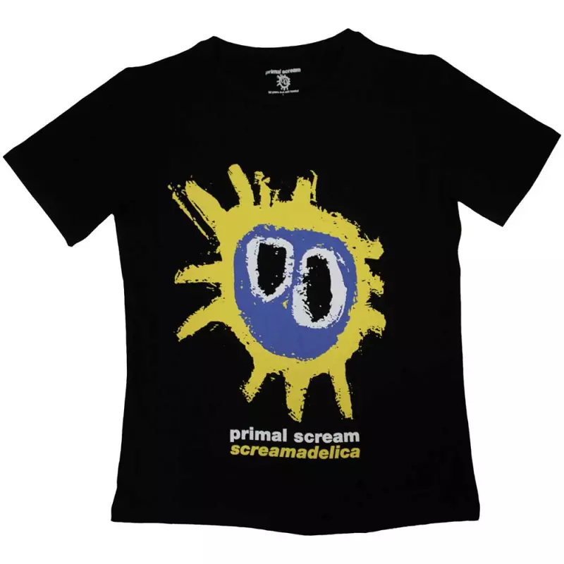Primal Scream Ladies T-shirt: Screamadelica (small) S