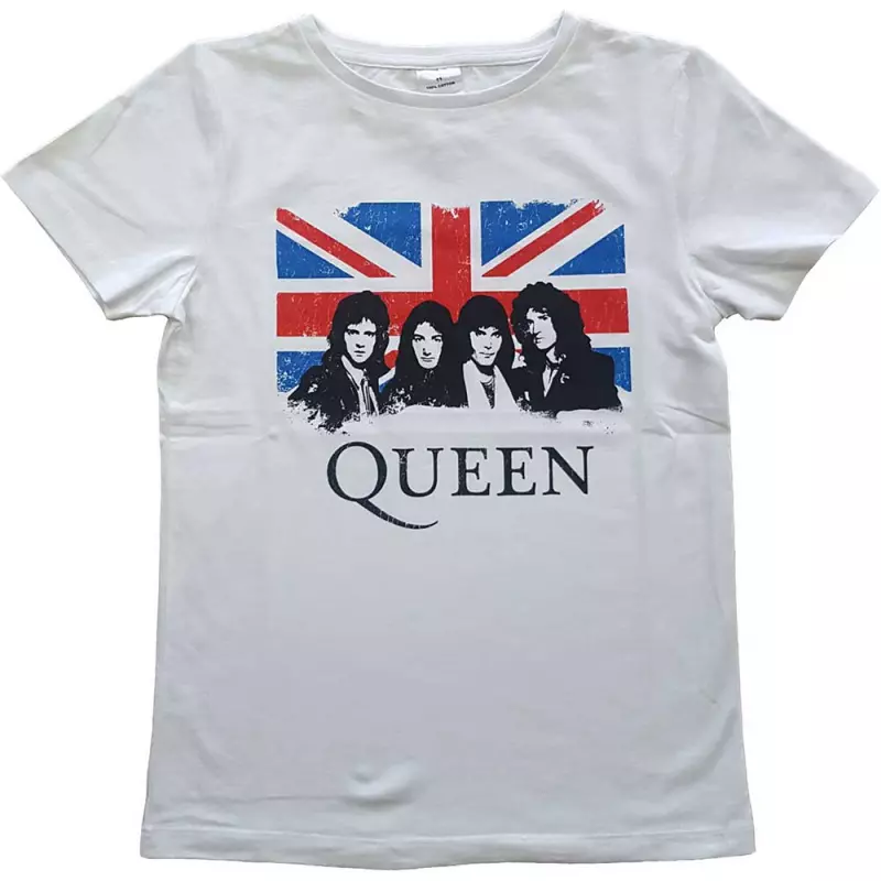 Queen Kids T-shirt: Vintage Union Jack (13-14 Years) 13-14 let