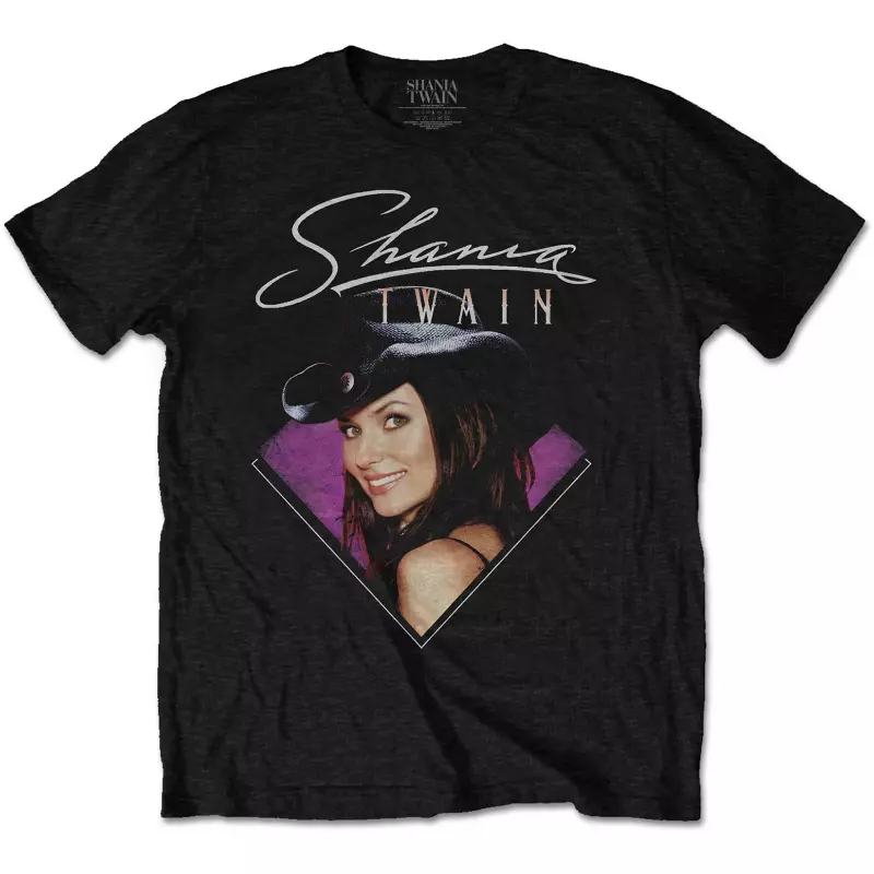 Shania Twain Unisex T-shirt: Purple Photo (medium) M