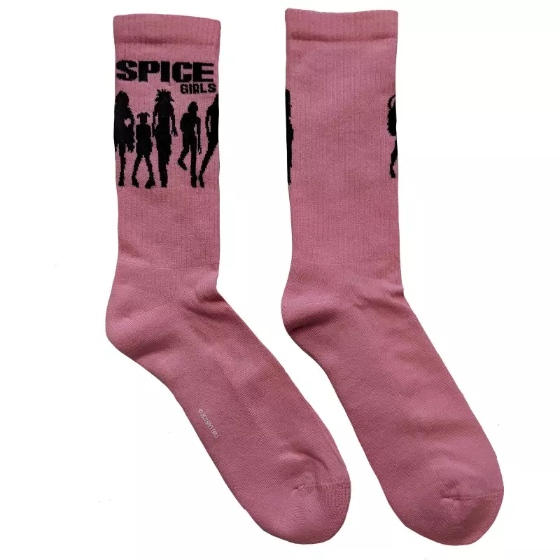 The Spice Girls Unisex Ankle Socks: Silhouette (uk Size 7 - 11) 42 - 47
