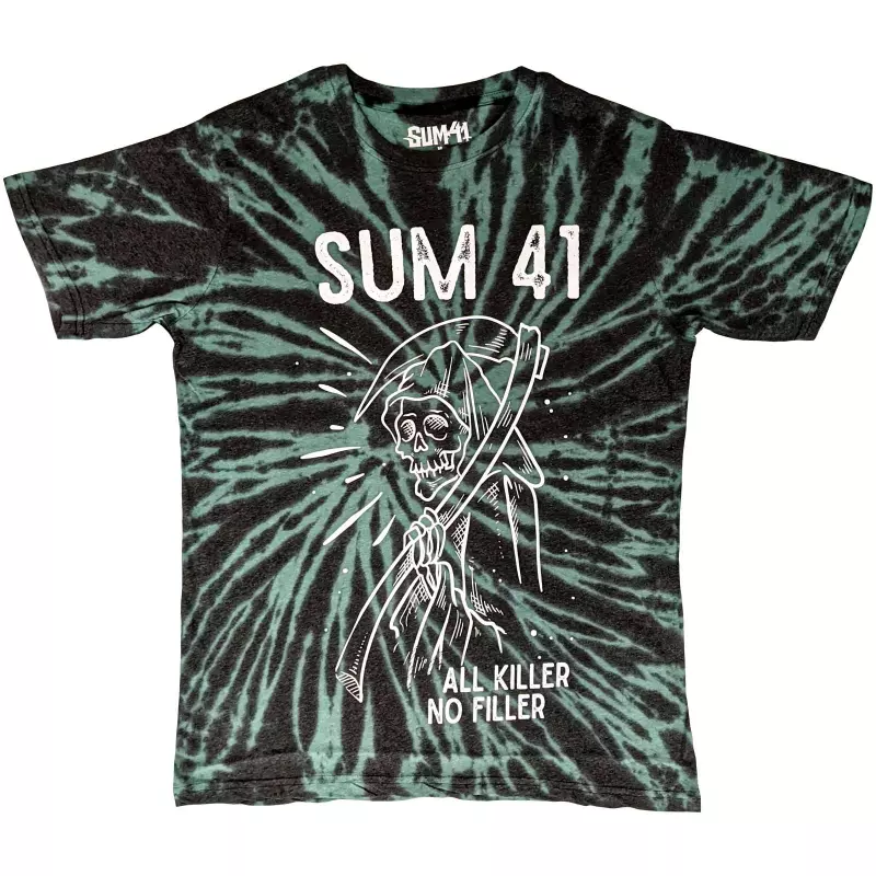 Sum 41 Unisex T-shirt: Reaper (wash Collection) (small) S