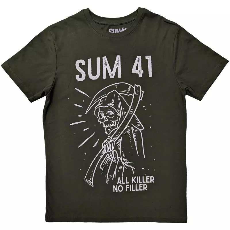 Sum 41 Unisex T-shirt: Reaper (small) S