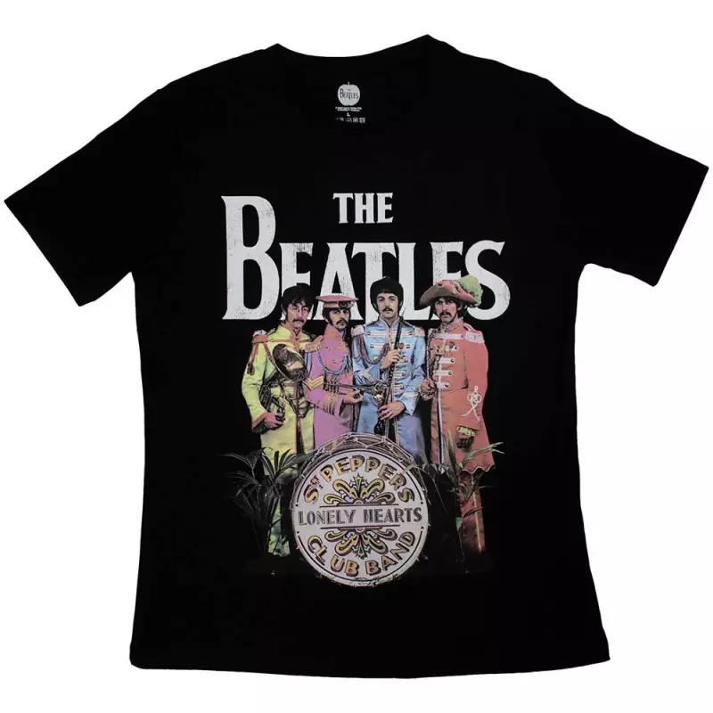 The Beatles Ladies T-shirt: Sgt Pepper (small) S