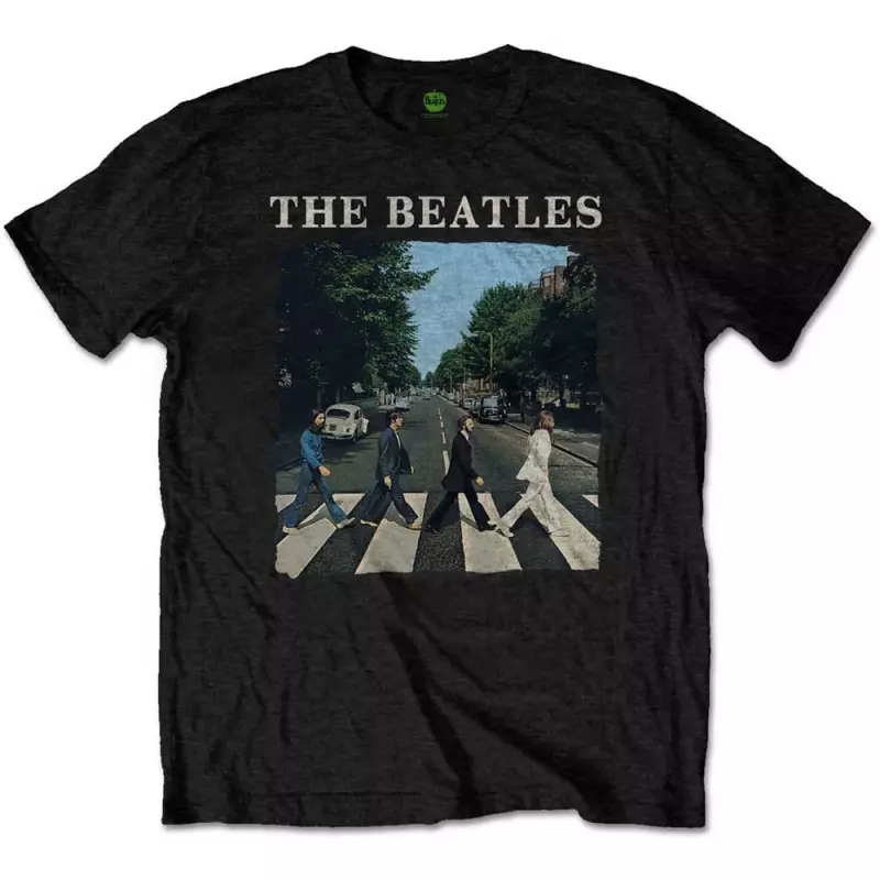 Tričko Abbey Road & Logo The Beatles  XXXL