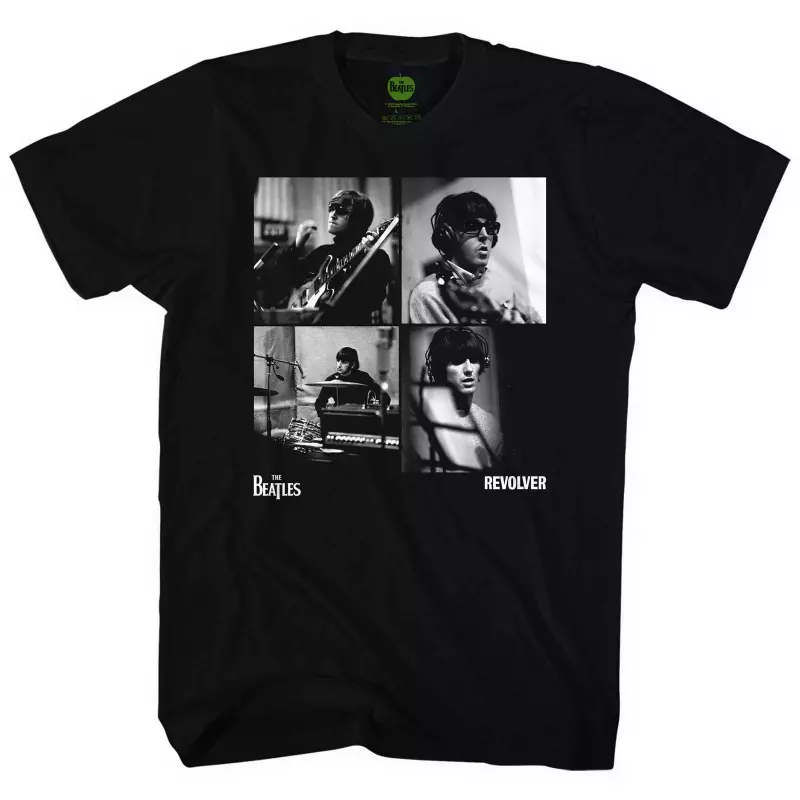 The Beatles Unisex T-shirt: Revolver Studio Shots (medium) M