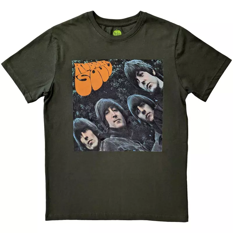 The Beatles Unisex T-shirt: Rubber Soul Album Cover (small) S
