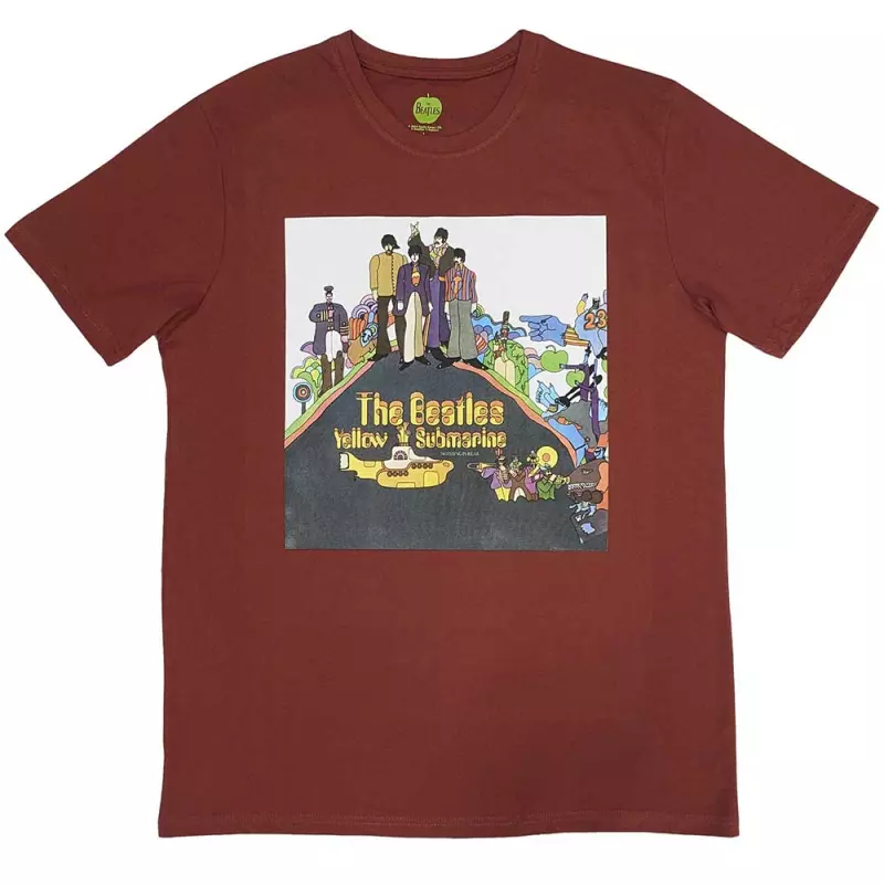 The Beatles Unisex T-shirt: Yellow Submarine Album Cover (small) S