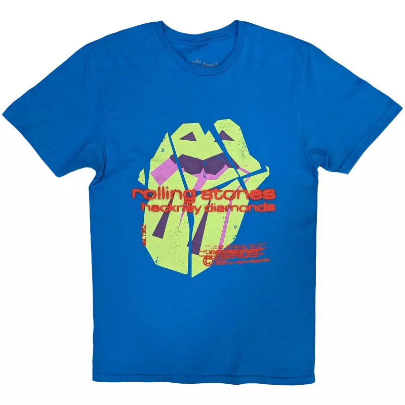 The Rolling Stones Unisex T-shirt: Hackney Diamonds Neon Tongue (small) S