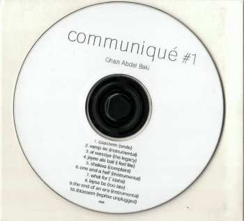 CD نيسم جلال: Communiqué #1 229171